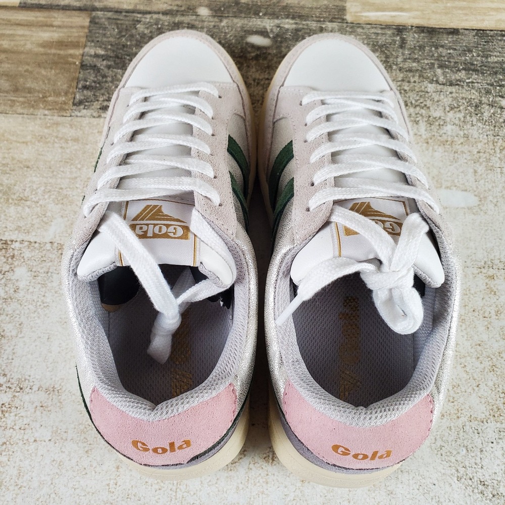 Gola Superslam Blaze Womens Shoes Sz 6.5 Gray White Silver Lifestyle Sneakers - Picture 4 of 10